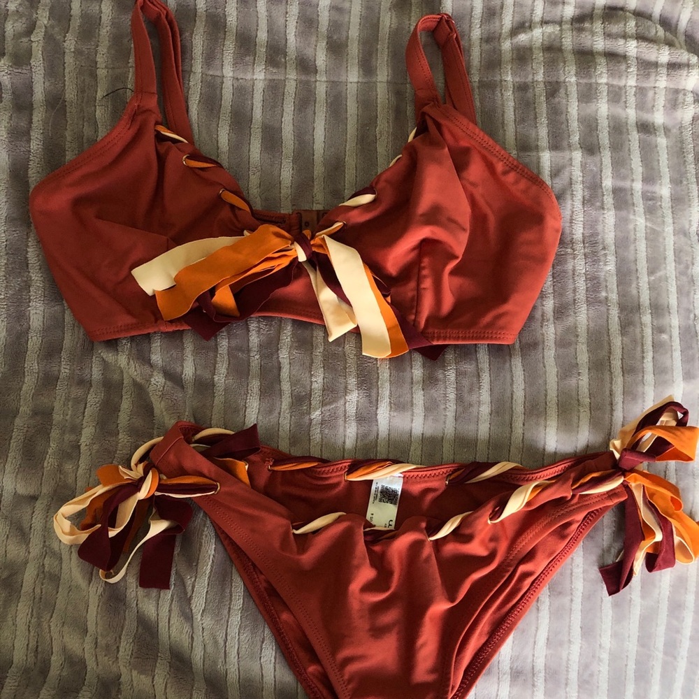 Burnt Orange Asos Bikini
